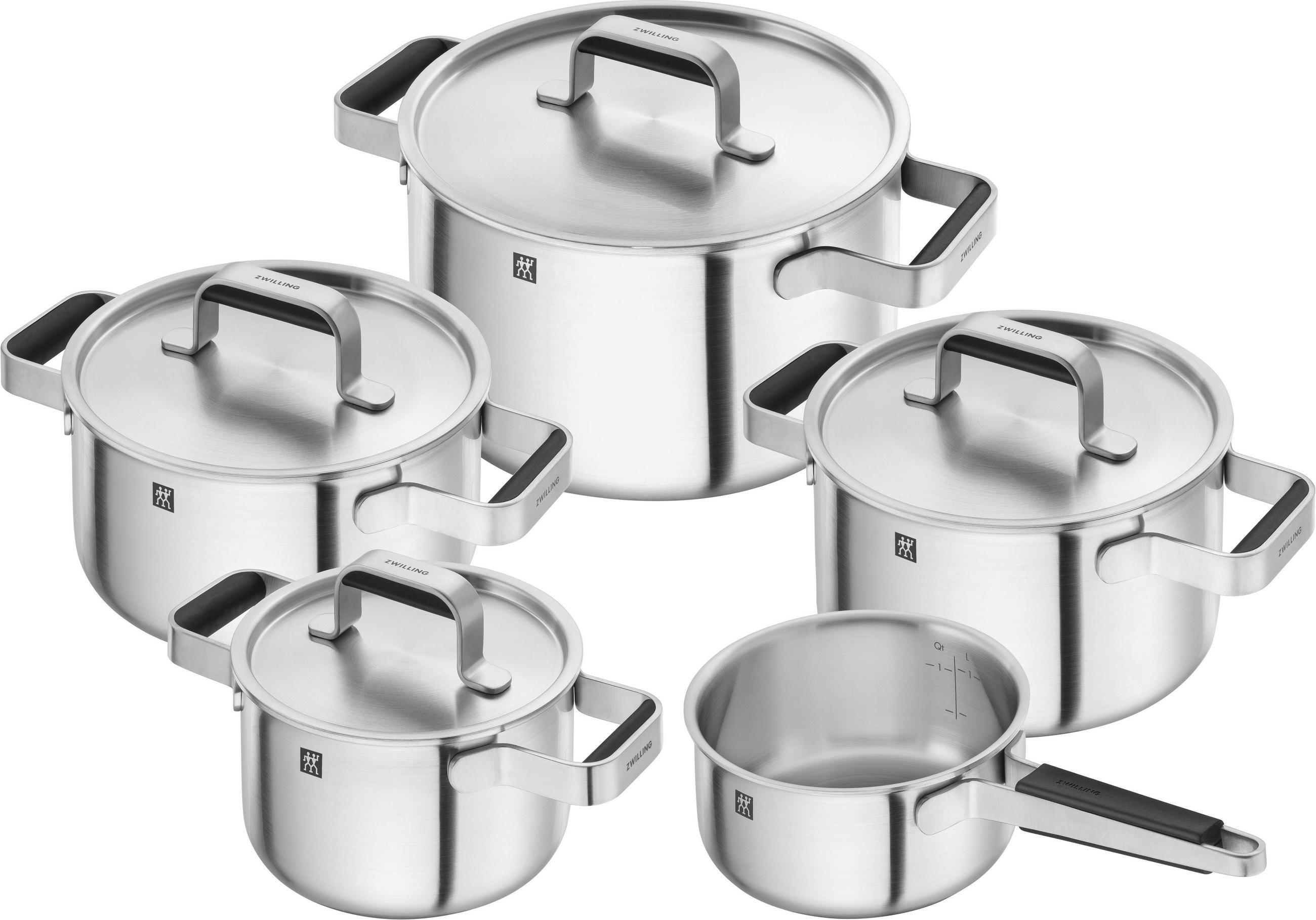 KOCHTOPFSET ZWILLING PURE SILBER 5-teilig  - Basics - Zwilling