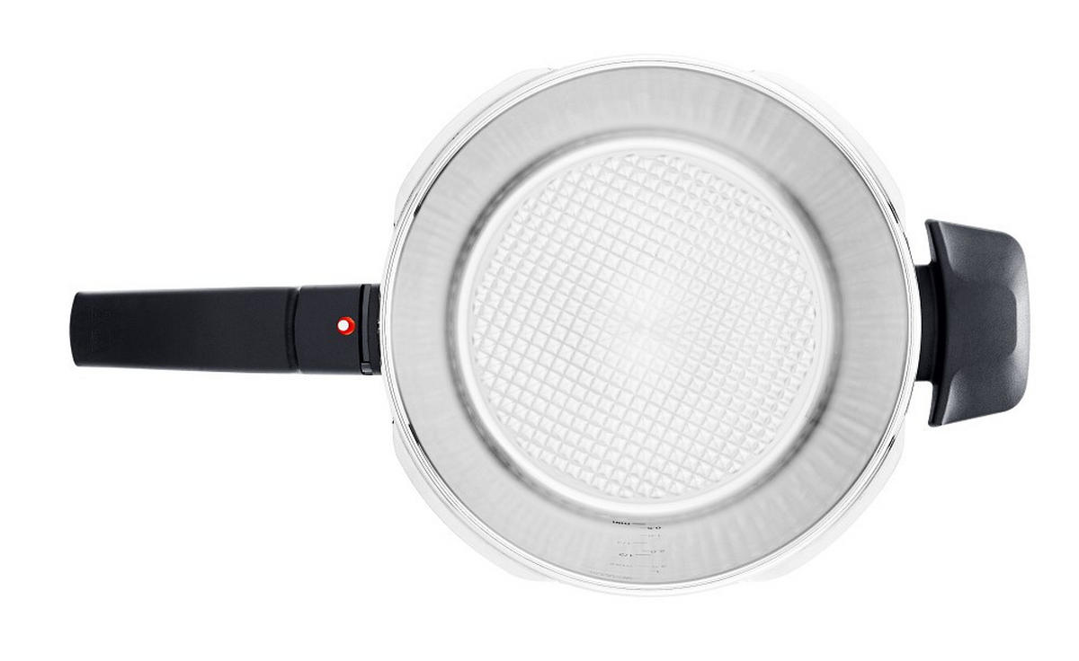 SCHNELLKOCHTOPF VITAVIT® PREMIUM satiniert 6.0 L  - Silberfarben, Basics, Metall (22cm) - Fissler
