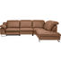 WOHNLANDSCHAFT in Leder Braun - Braun, Design, Leder/Metall (296/268cm) - Valdera WOHNLANDSCHAFT in Leder Braun - Braun, Design, Leder/Metall (296/268cm) - Valdera