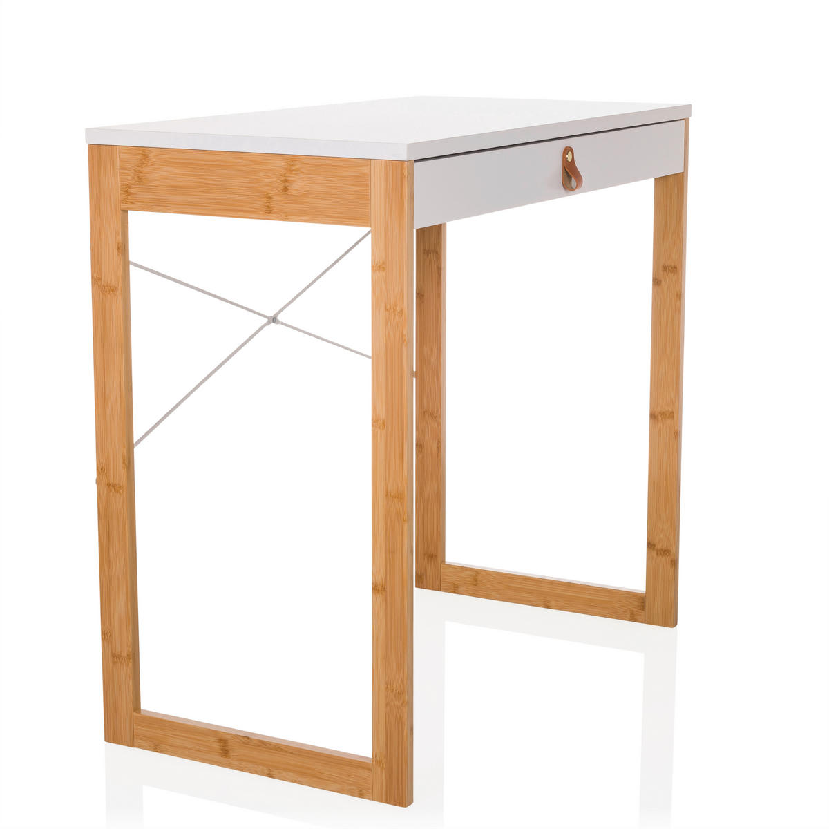 SKRIVBORD 80/75/42 cm  i vit  - vit, Modern, trämaterial/trä (80/75/42cm) - MID.YOU