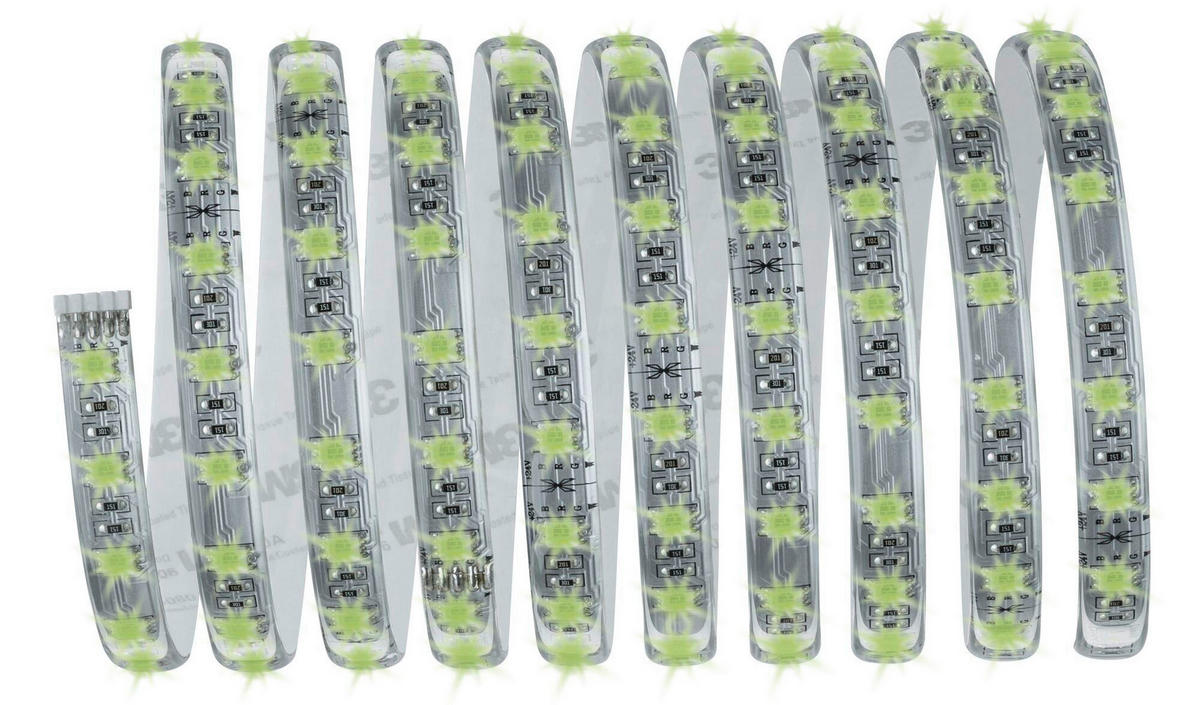 LED TRAKA Led-Strip Basis-Set  - srebrne boje, Design, plastika (300/1,25/0,3cm) - Paulmann
