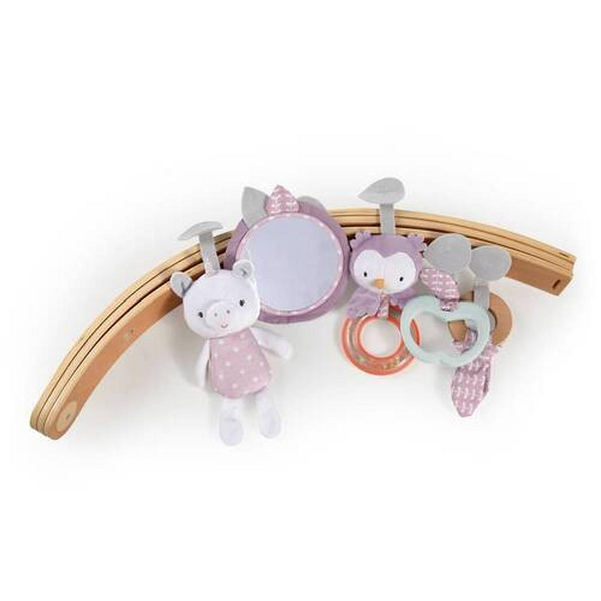 OBLÚK S HRAČKAMI - viacfarebná, Basics, drevo/textil (83,8cm)