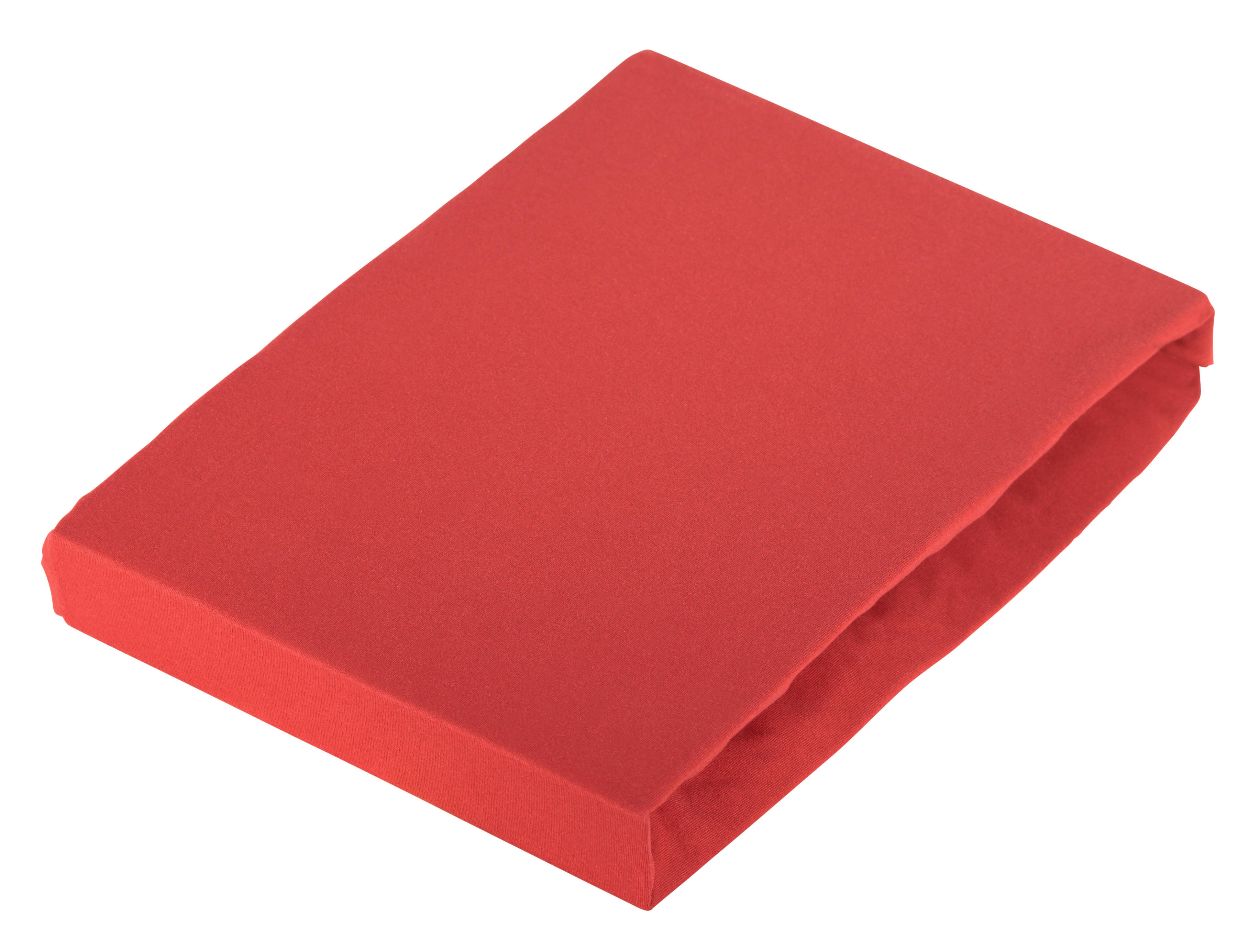 RJUHA BASIC, RDEČA, 100/200 BASIC 100/200 cm  - rdeča, Konvencionalno, tekstil (100/200cm) - Schlafgut