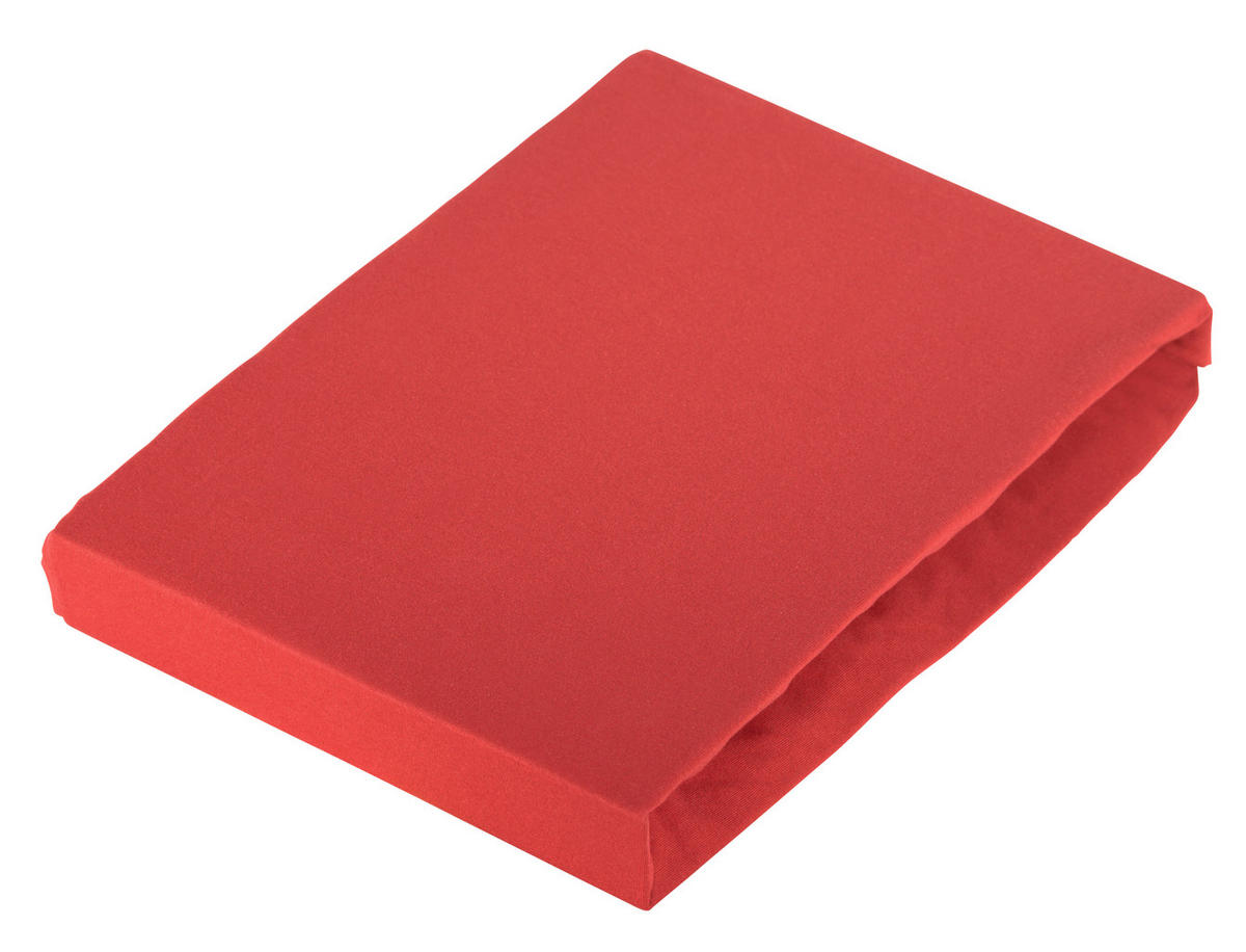 RJUHA BASIC, RDEČA, 100/200 BASIC 100/200 cm  - rdeča, Konvencionalno, tekstil (100/200cm) - Schlafgut