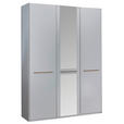 DREHTÜRENSCHRANK in Weiß - Eichefarben/Weiß, KONVENTIONELL, Glas/Holzwerkstoff (150/216/58cm) - Venda