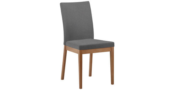 ECKBANKGRUPPE in Textil, Holzwerkstoff Eichefarben, Graubraun - Eichefarben/Graubraun, KONVENTIONELL, Holzwerkstoff/Textil - Cantus
