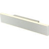 LED-WANDLEUCHTE Delta 30/3,4/5,3 cm   - Alufarben, Design, Metall (30/3,4/5,3cm) - Hell