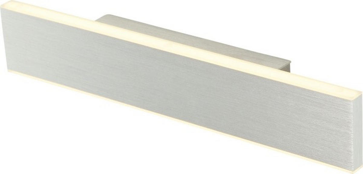 LED-WANDLEUCHTE 30/3,4/5,3 cm   - Alufarben, Design, Metall (30/3,4/5,3cm) - Hell