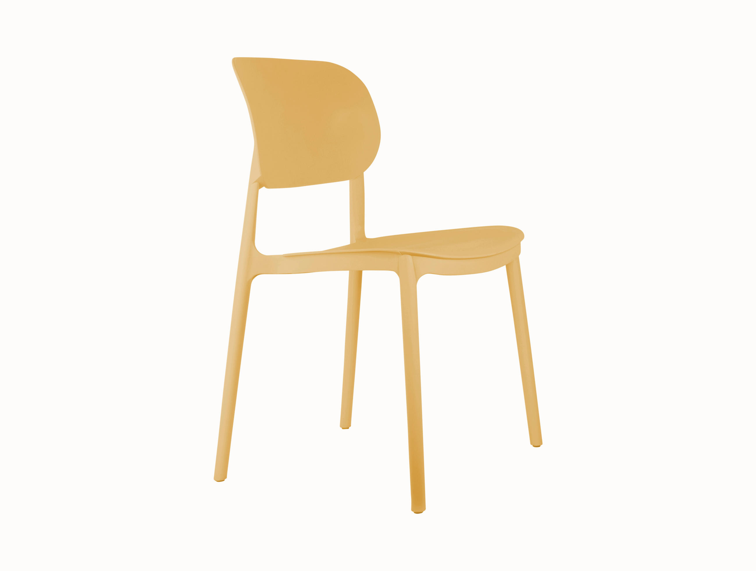 Leitmotiv Stuhl Gelb 49x81.5x42 cm
