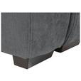 BIGSOFA Chenille Dunkelgrau  - Dunkelgrau/Dunkelbraun, KONVENTIONELL, Kunststoff/Textil (250/100/90cm) - Carryhome