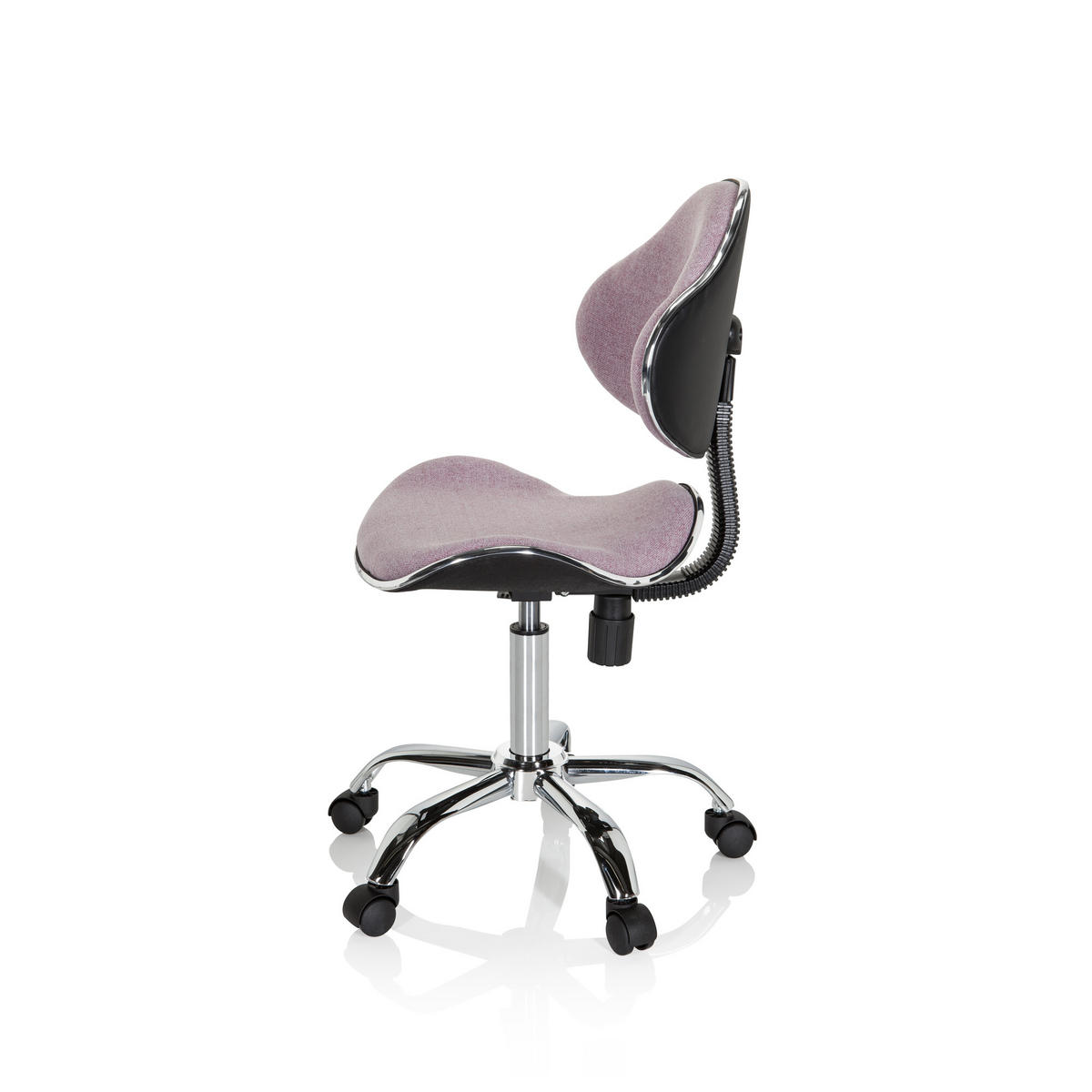 OTOČNÁ ŽIDLE PRO MLÁDEŽ, růžová - růžová, Basics, plast (47/87-98/49cm) - MID.YOU
