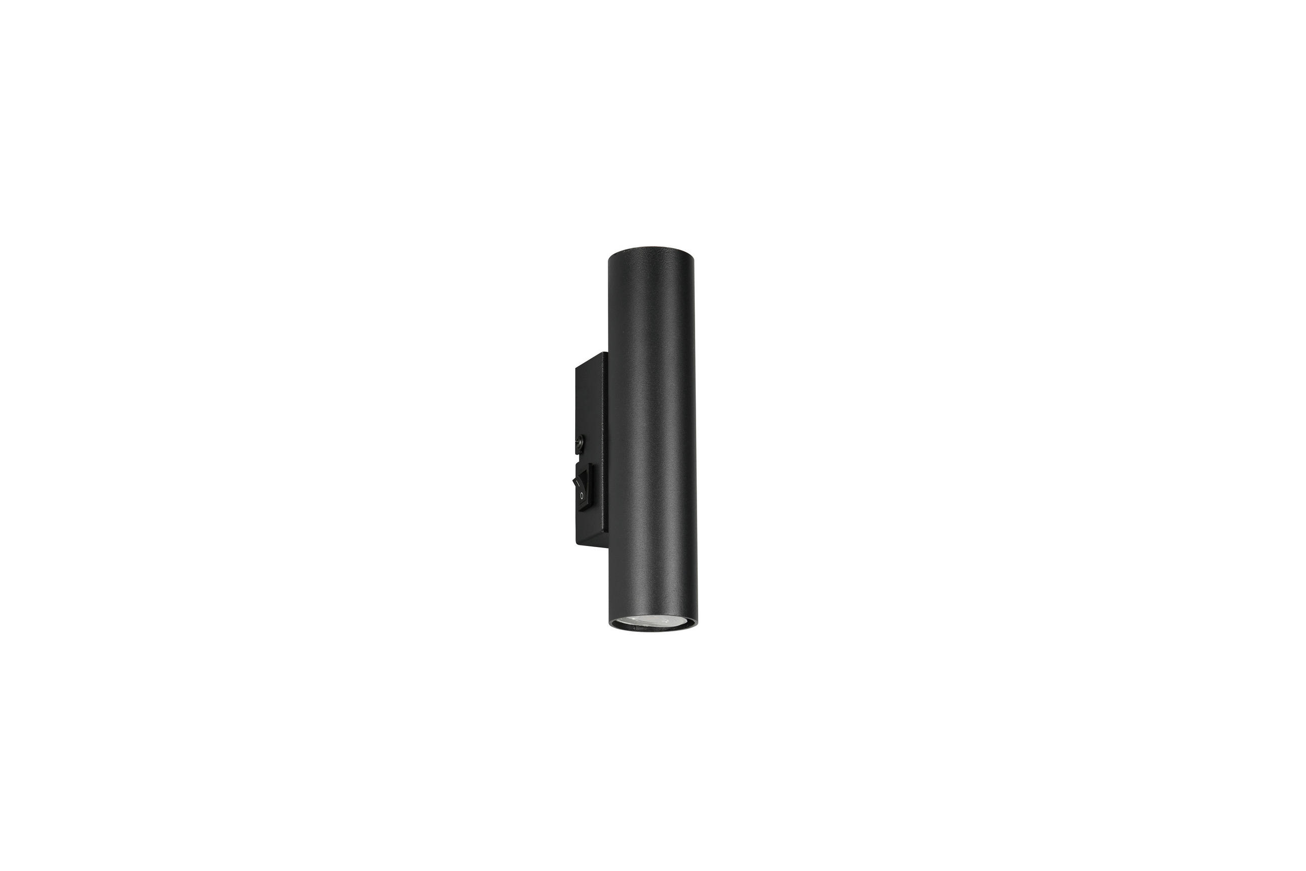 WANDLEUCHTE Taryn 4/18/7 cm   - Schwarz, Design, Metall (4/18/7cm)