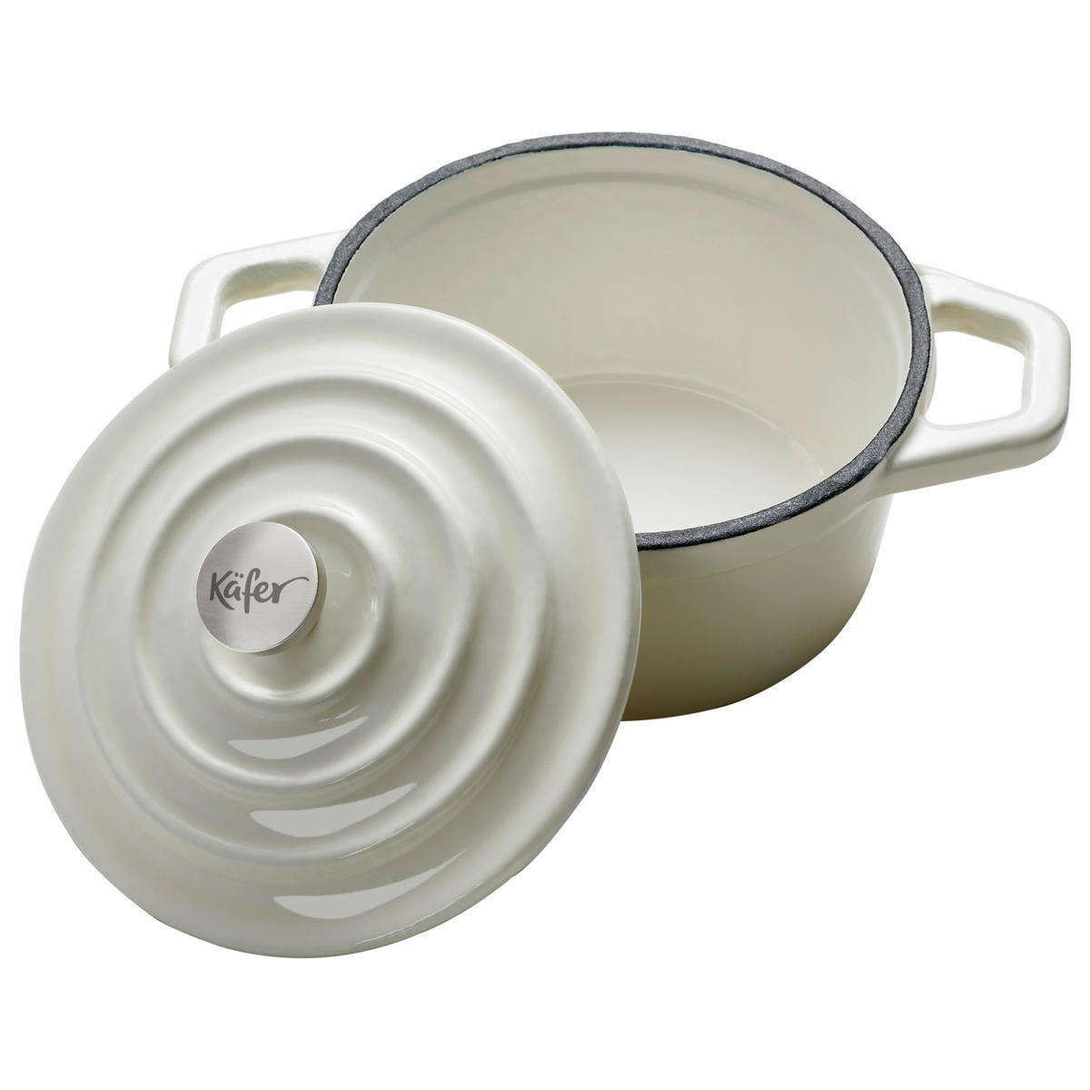 BRÄTER 0,25 L  - Creme, Basics, Metall (10.5/5cm) - Käfer