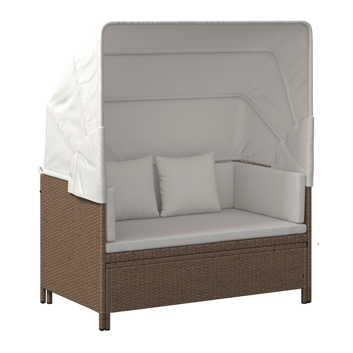 GARTENMUSCHEL 126/143/149 cm  - Beige, Natur, Metall (126/143/149cm) - Ambia Garden