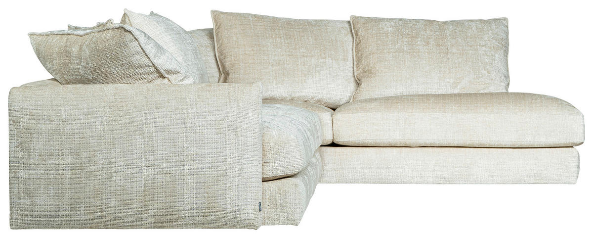 SOFFA i beige  - beige, Klassisk, metall/trä (311/85/110-230cm) - Novel
