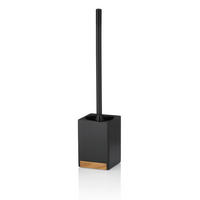 WC-BÜRSTENGARNITUR in Kunststoff  Kunststoff   - Schwarz, Basics, Kunststoff (9,5/9,5/45,5cm) - Kela