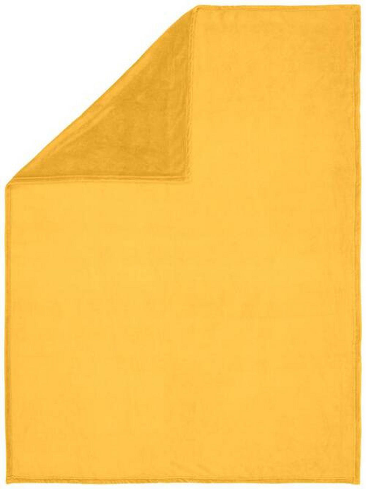 WOHNDECKE 220/240 cm  - Gelb, Basics, Textil (220/240cm) - Novel