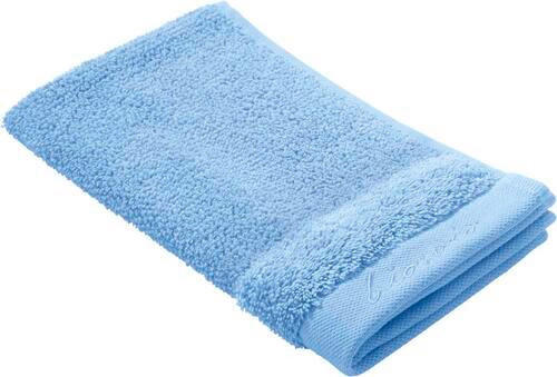 GÄSTETUCH BONITA Blau 4-teilig 30/50 cm - Blau, Natur, Textil (30/50cm) - Bio:Vio