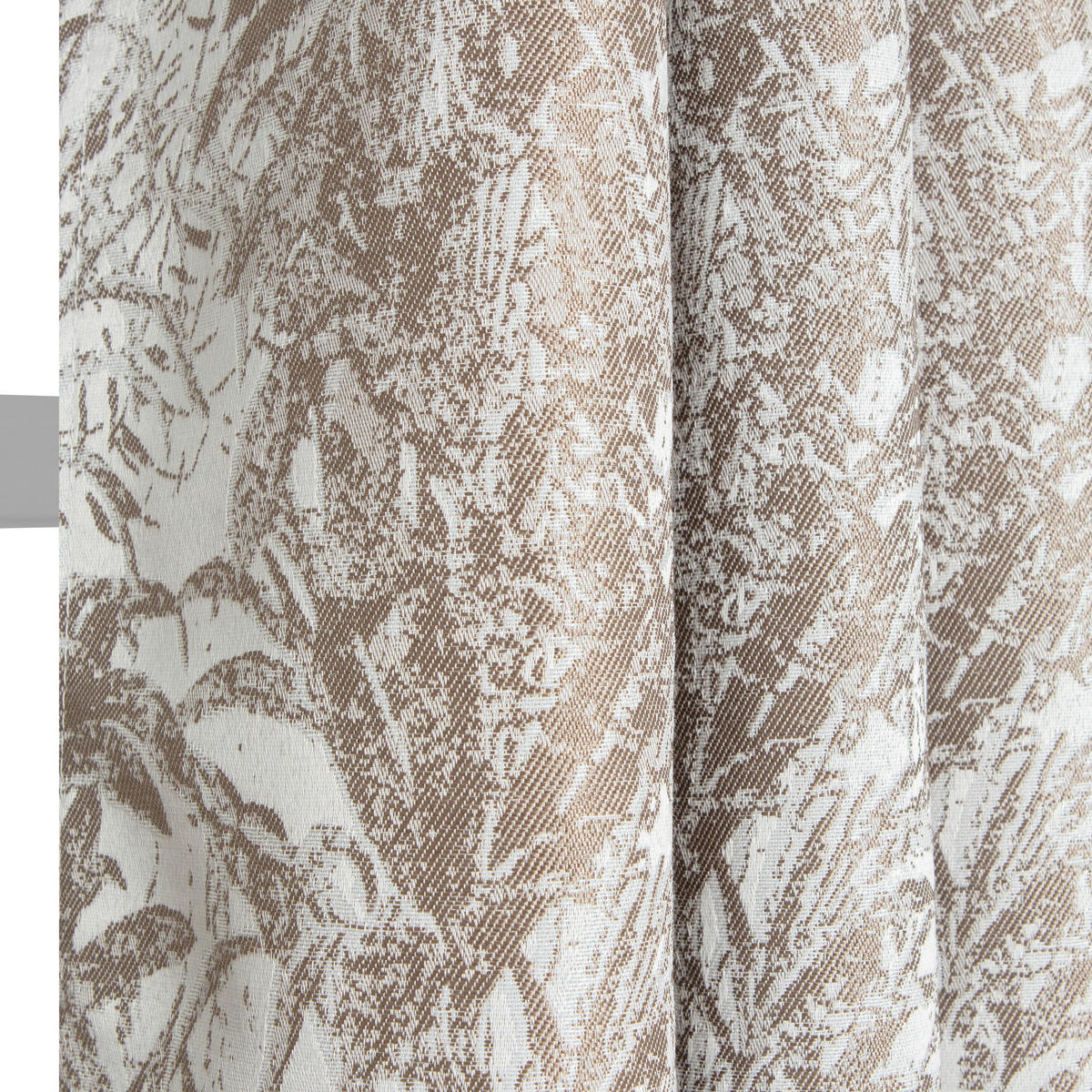 FERTIGVORHANG blickdicht  - Graubraun, Basics, Textil (135/240cm)
