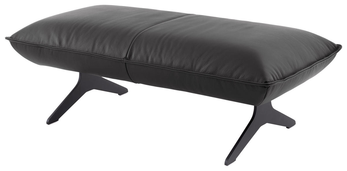 ECKSOFA  in Echtleder Anthrazit  275/167 cm  - Anthrazit/Schwarz, Design, Leder/Metall (275/167cm) - Koinor
