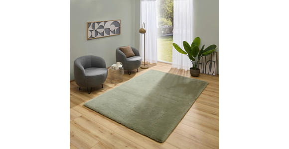 HOCHFLORTEPPICH 160/230 cm Lhasa Grün  - Grün, Design, Textil (160/230cm) - Novel