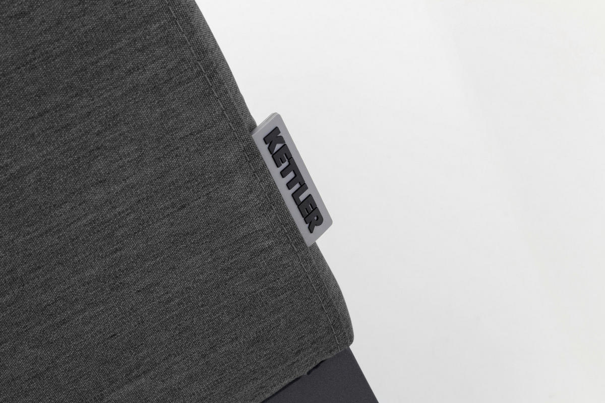 LOUNGEMITTELTEIL  - Anthrazit, Basics, Textil/Metall (69/70/96cm) - Kettler