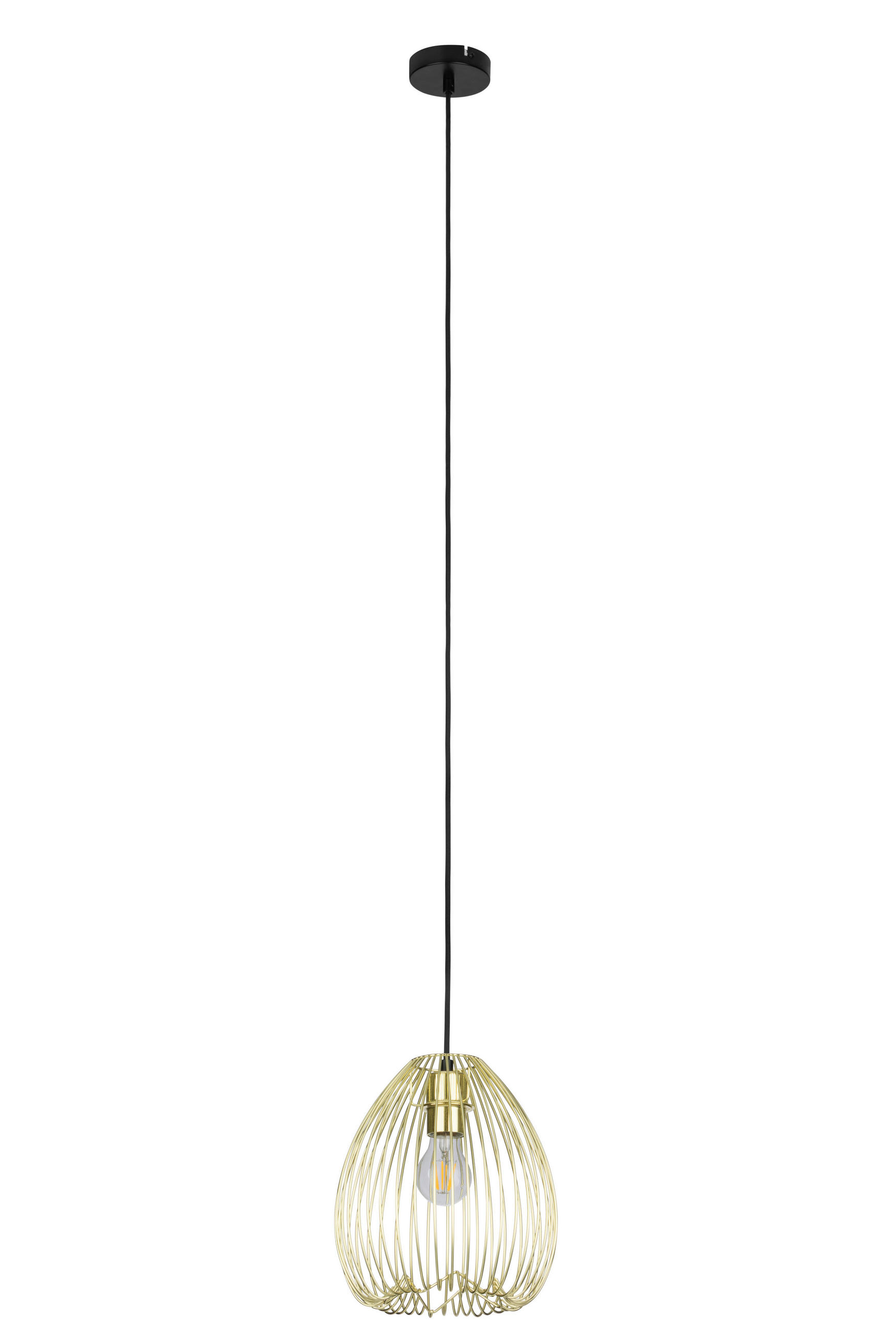 HÄNGELEUCHTE 24/150 cm  - Goldfarben, Trend, Metall (24/150cm) - Collett's Monde