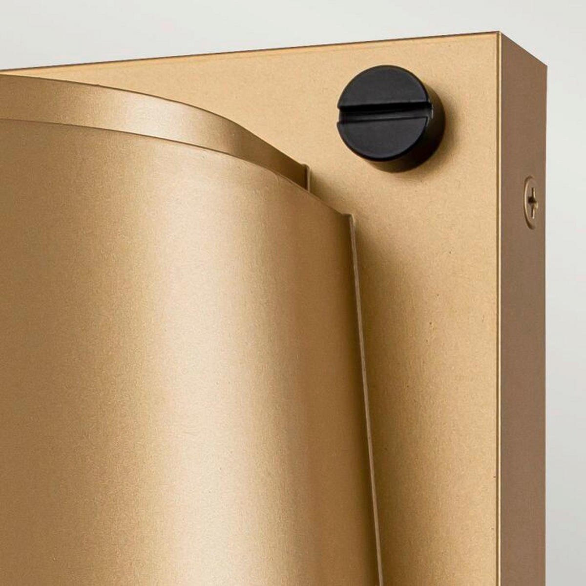 AUSSENWANDLEUCHTE - Messingfarben, Konventionell, Kunststoff/Metall (12/16.5/16.5cm) - Elstead Lighting