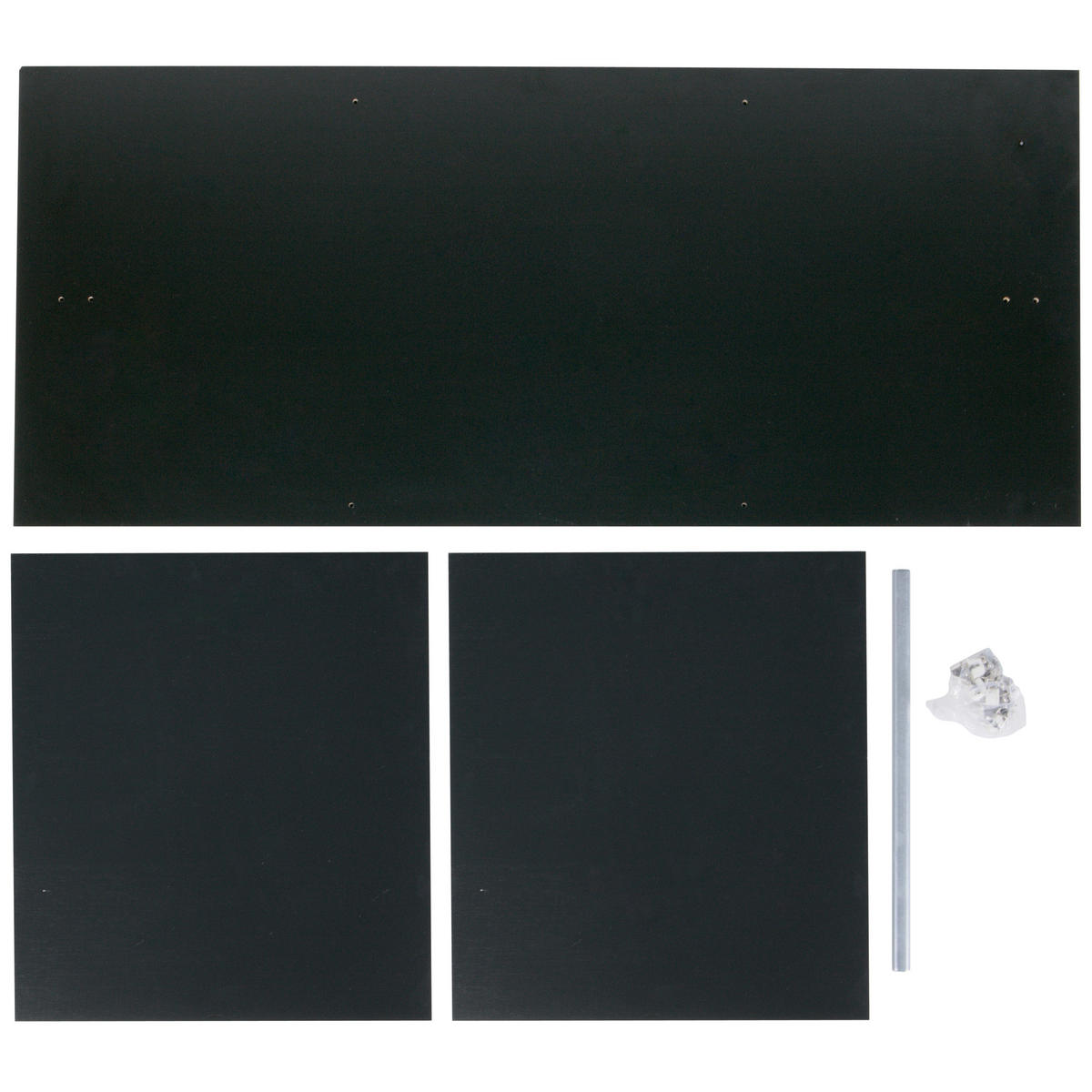 INNENEINTEILUNG 55/121/3 cm   - Schwarz, Design, Holzwerkstoff (55/121/3cm) - Livetastic
