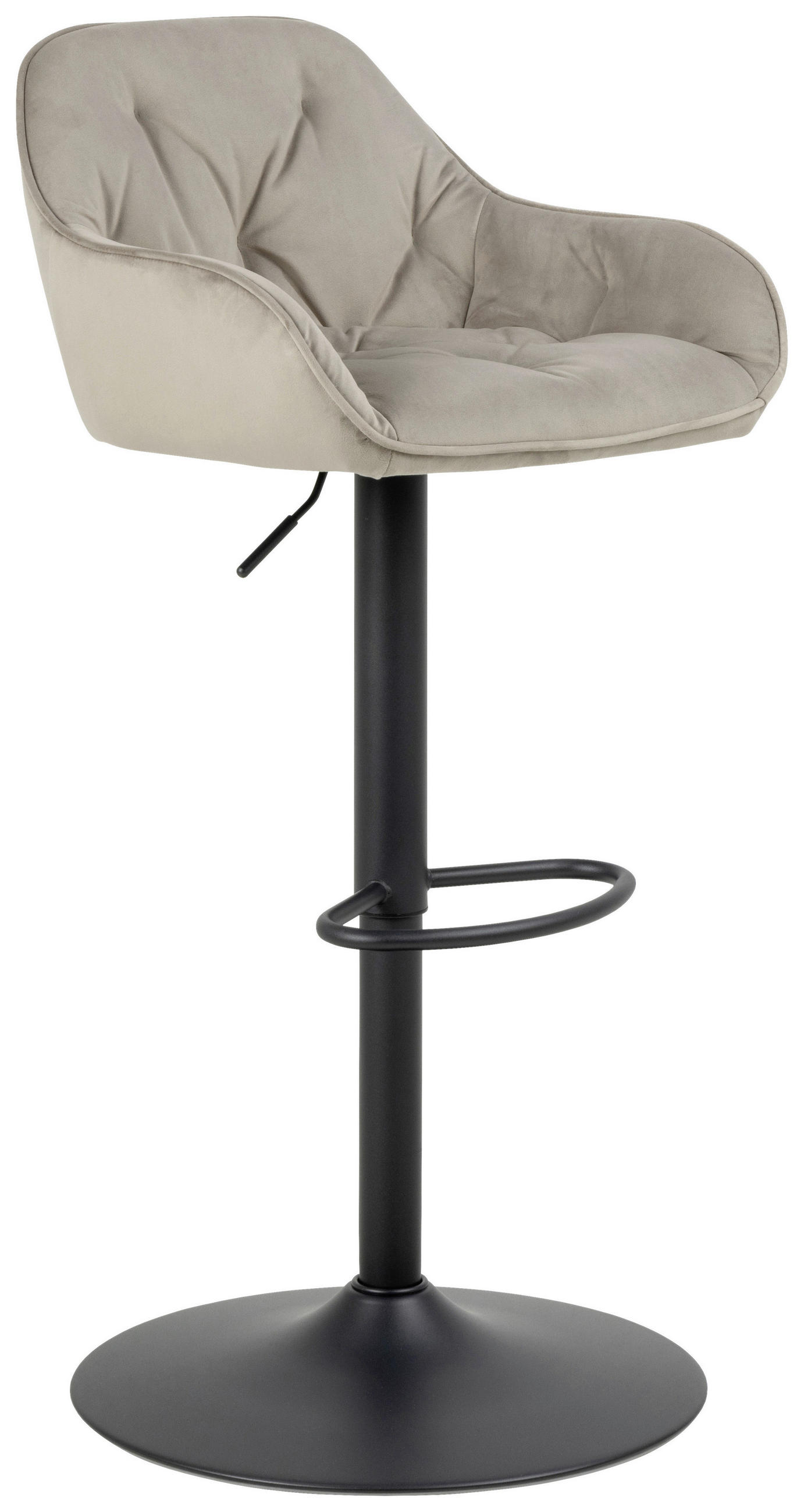 BARSKA STOLICA  bež   - bež/crna, Dizajnerski, tekstil/metal (52/109/52cm) - Carryhome