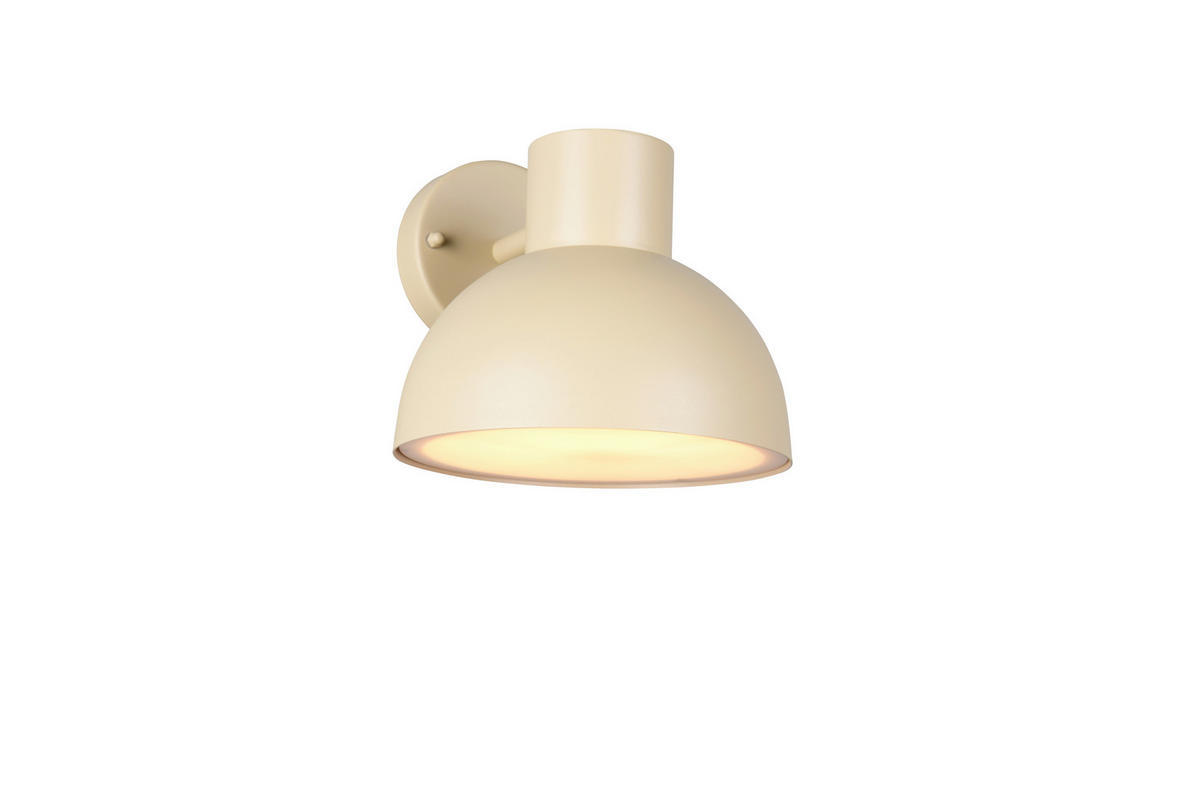 AUSSENWANDLEUCHTE Elbe 24/18,5 cm  - Sandfarben/Weiß, Design, Kunststoff/Metall (24/18,5cm) - Trio Leuchten