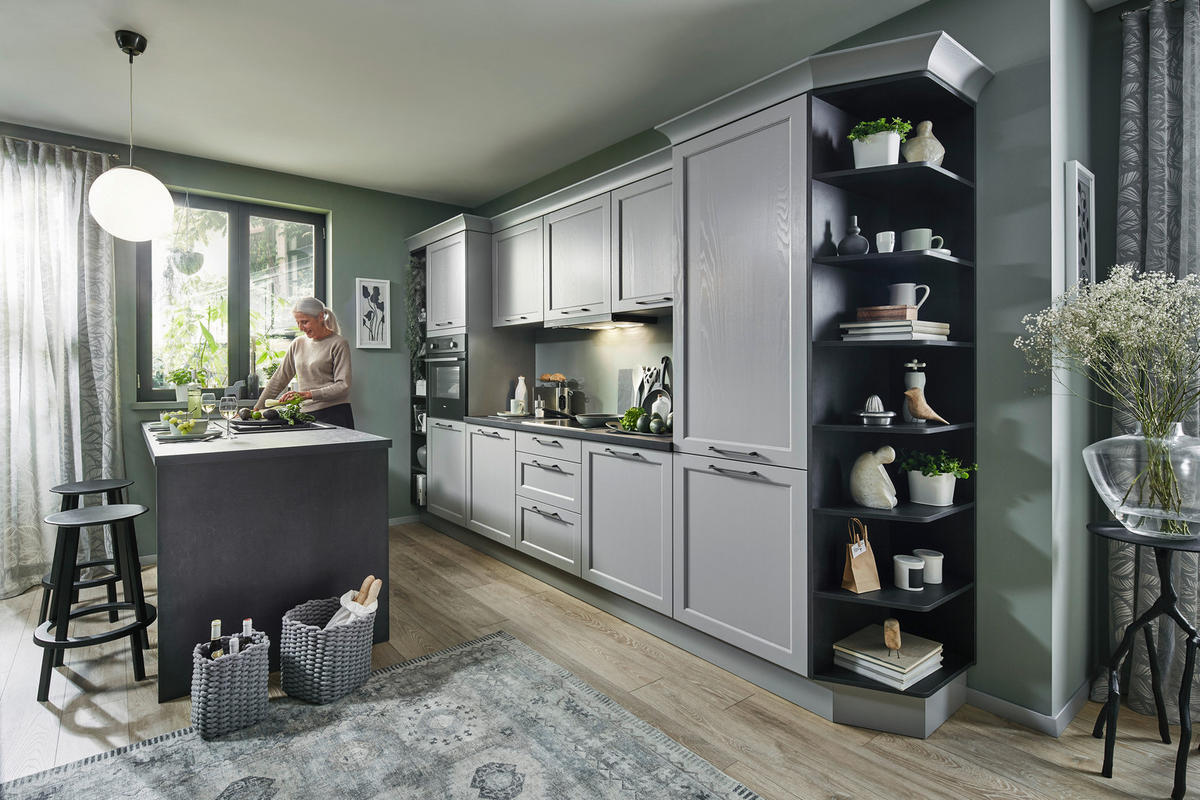 EINBAUKÜCHE BRISTOL SELECTION  - LIFESTYLE, Holzwerkstoff - Moderano