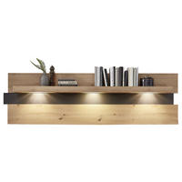 WANDPANEEL Graphitfarben, Eiche Artisan  197/58/26 cm  - Graphitfarben/Eiche Artisan, Trend, Holzwerkstoff (197/58/26cm) - Carryhome
