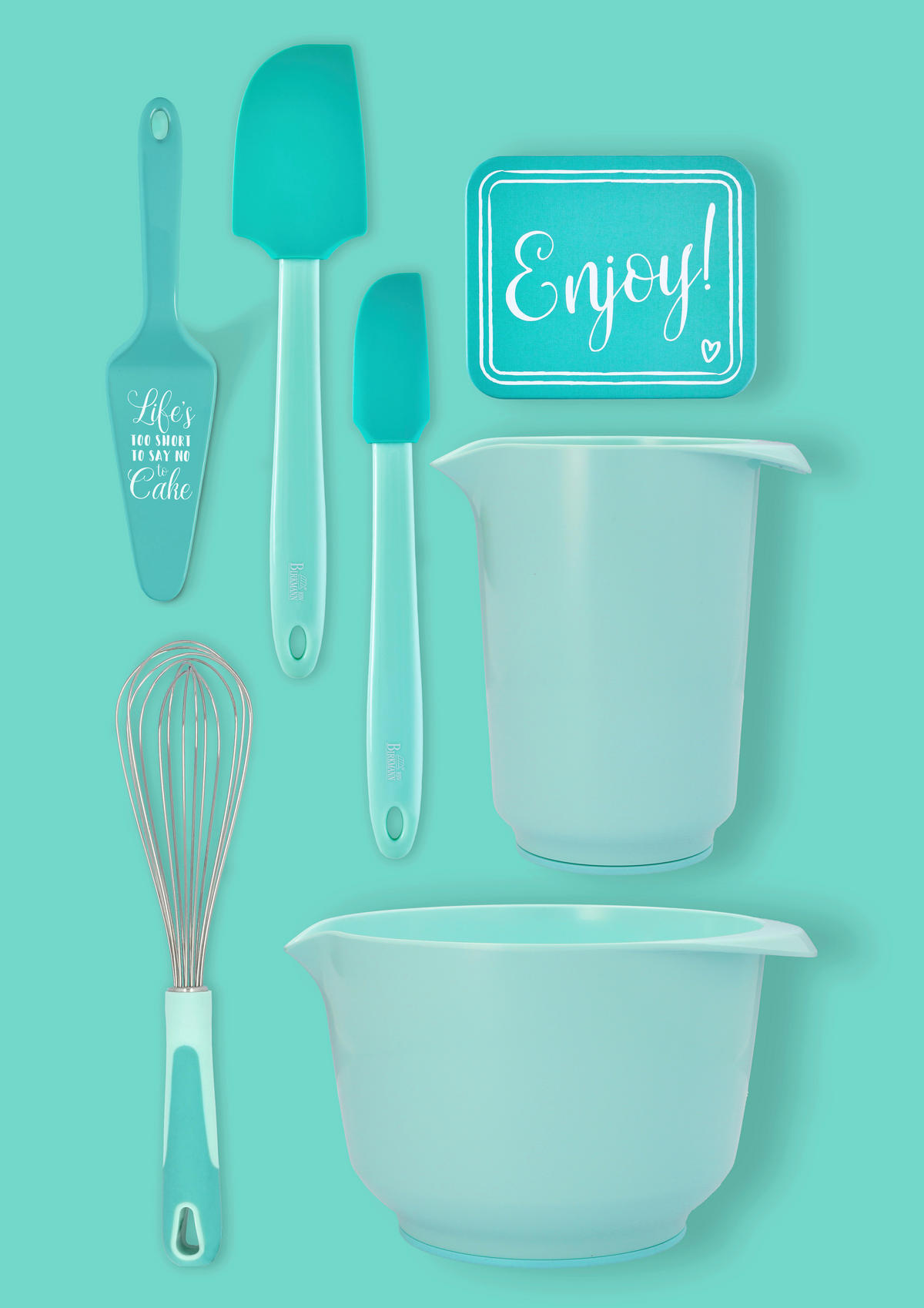 TORTENHEBER - Türkis, Basics, Kunststoff (6/26cm) - Birkmann