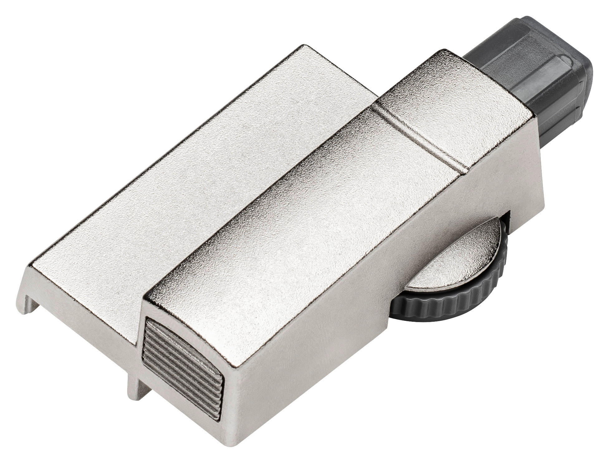 TÜRDÄMPFER  - Silberfarben, Kunststoff/Metall - Jutzler