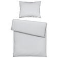 BETTWÄSCHE TANJA Satin 140/200 cm - Silberfarben, Basics, Textil (140/200cm) - Novel