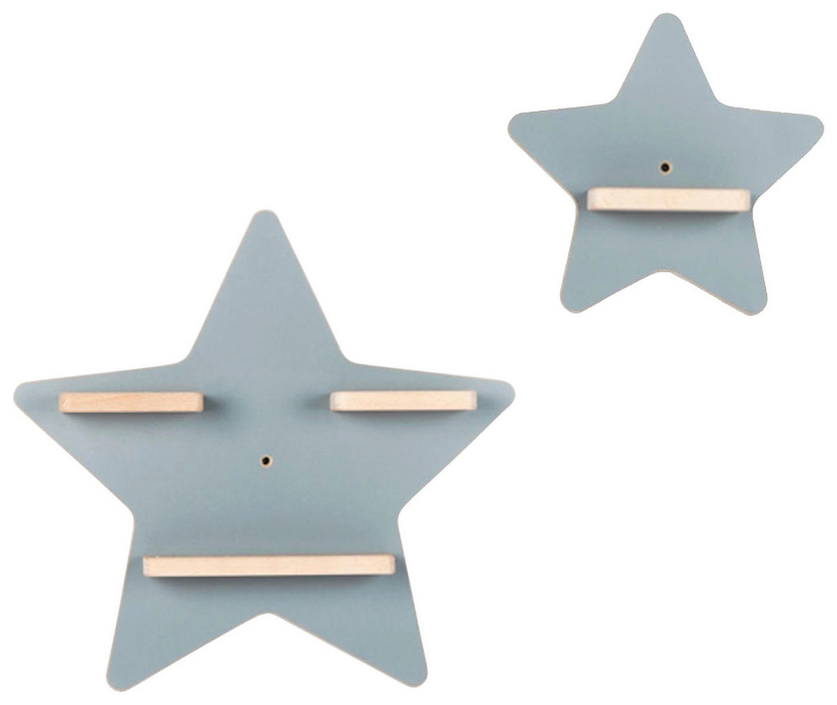 KINDERREGAL  - Grau, Modern, Holzwerkstoff (33/33/5cm) - Livetastic