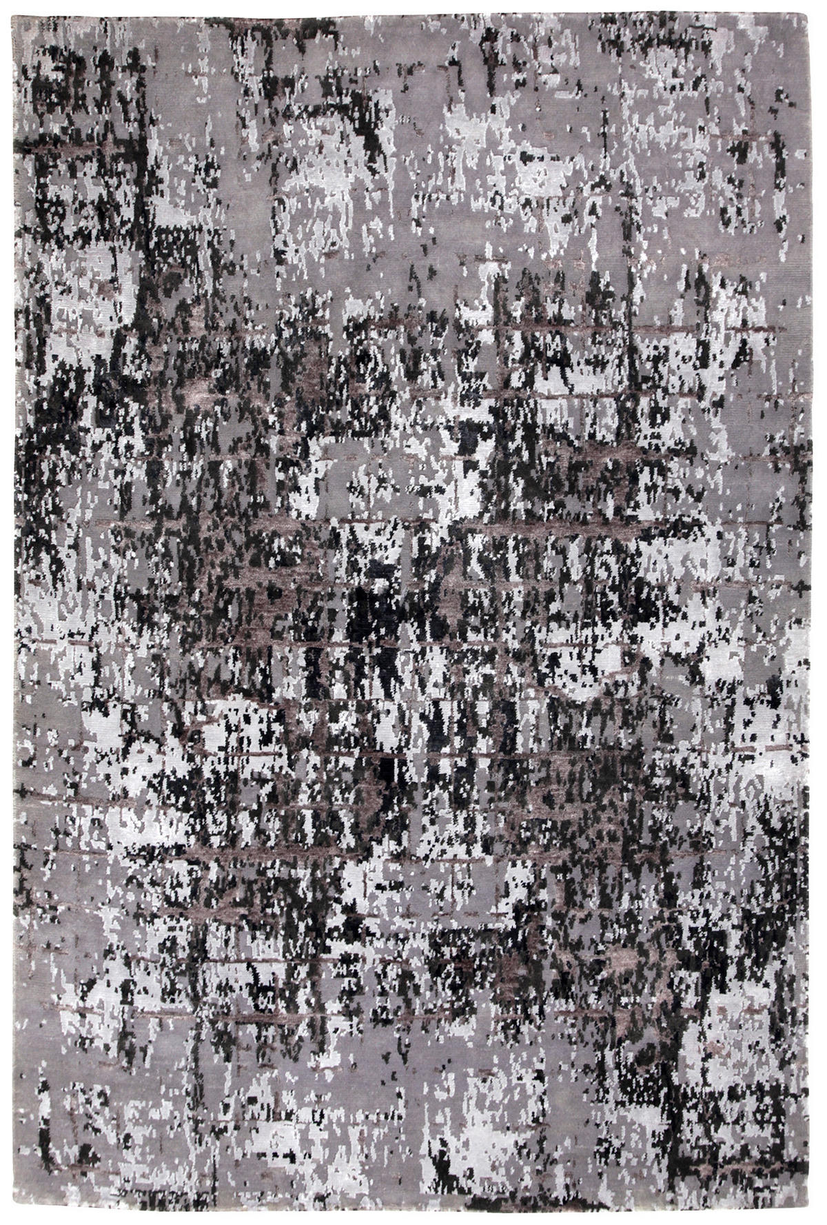 COVOR CU ȚESĂTURĂ PLATĂ  - argintiu, Basics, textil (160/230cm) - Obsession