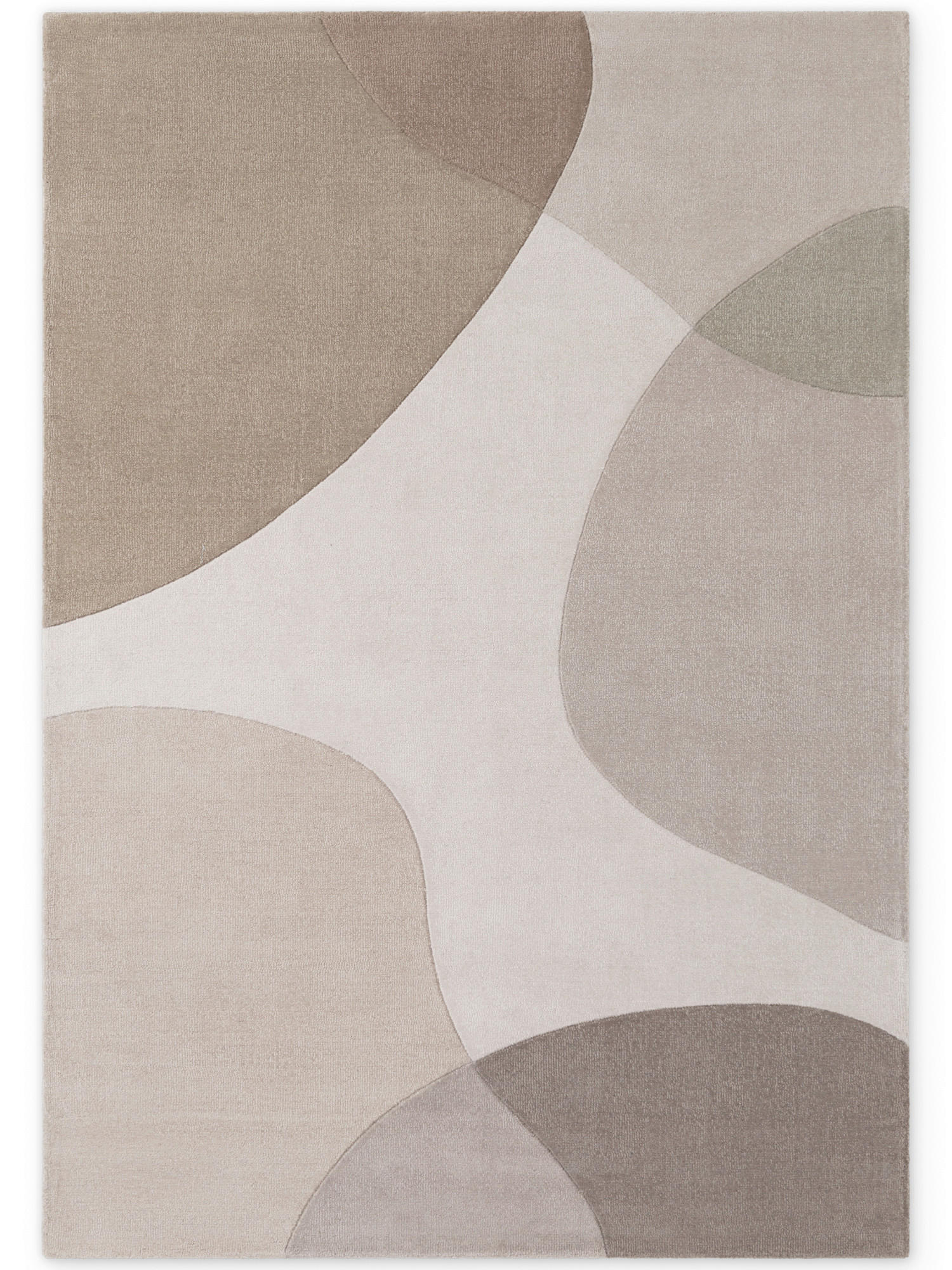 WOLLTEPPICH 120/170 cm Hackney Grau, Beige rechteckig  - Beige/Grau, Basics, Textil (120/170cm) - Ted Baker