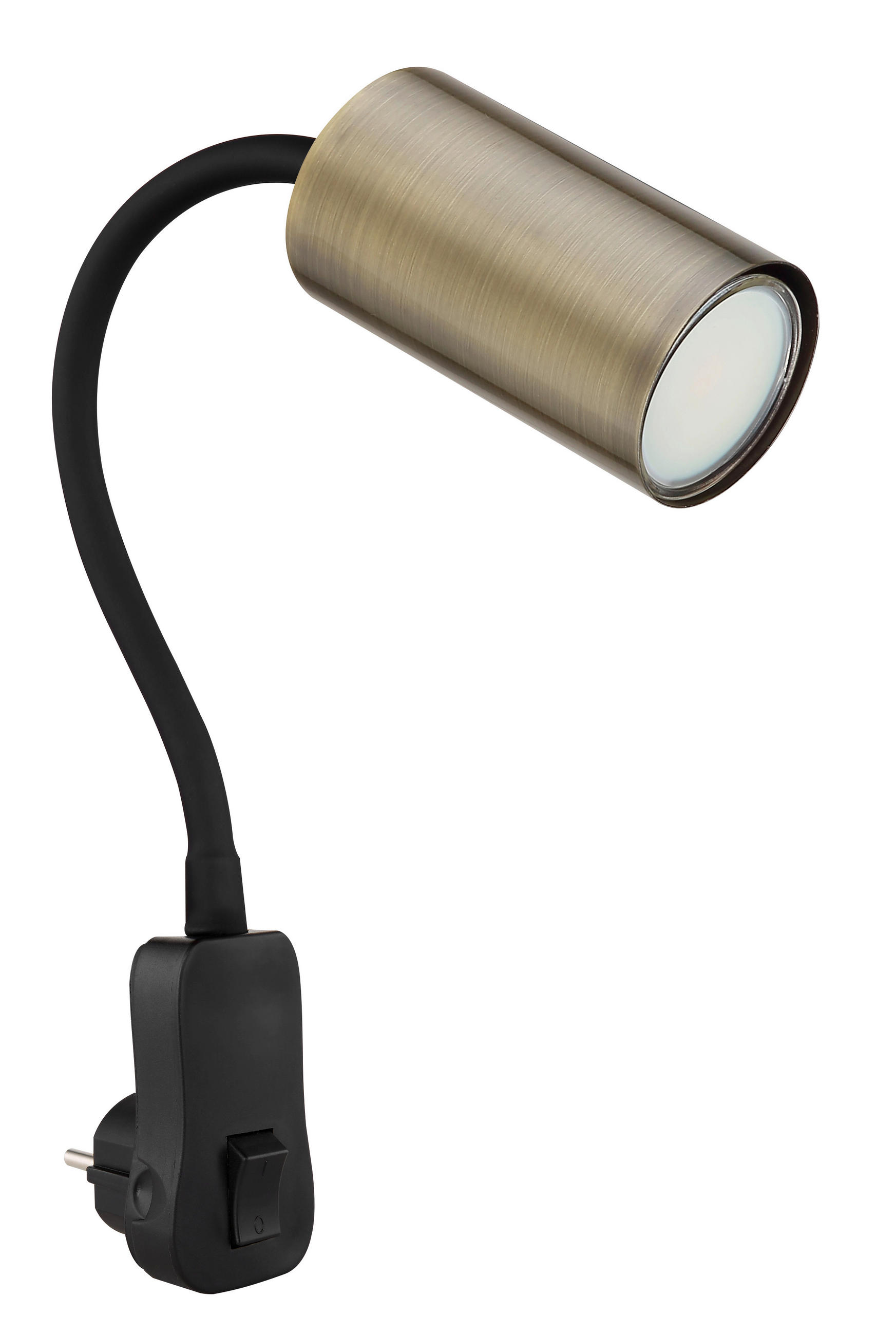 WANDLEUCHTE 5,5/32/43 cm   - Schwarz, Basics, Kunststoff/Metall (5,5/32/43cm) - Globo