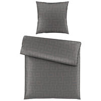 OBOUSTRANNÉ POVLEČENÍ, satén, antracitová, 135/200 cm - antracitová, Basics, textil (135/200cm) - Bio:Vio