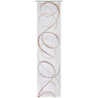 PANELOVÝ ZÁVĚS, 60/255 cm - hnědá/béžová, Design, textil (60/255cm) - Novel