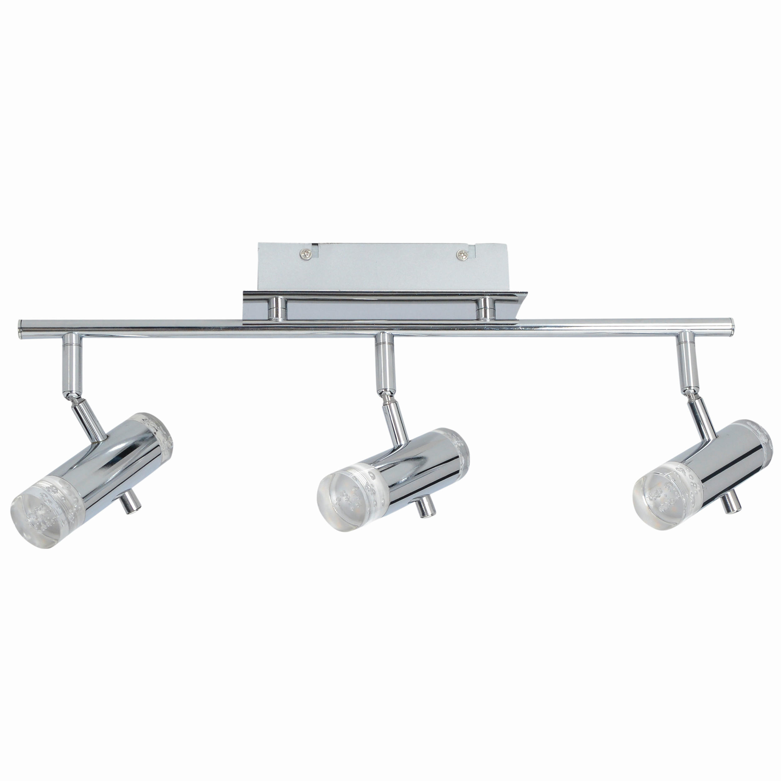 DECKENSTRAHLER 8,5/17 cm   - Klar/Chromfarben, Basics, Kunststoff/Metall (8,5/17cm) - Näve