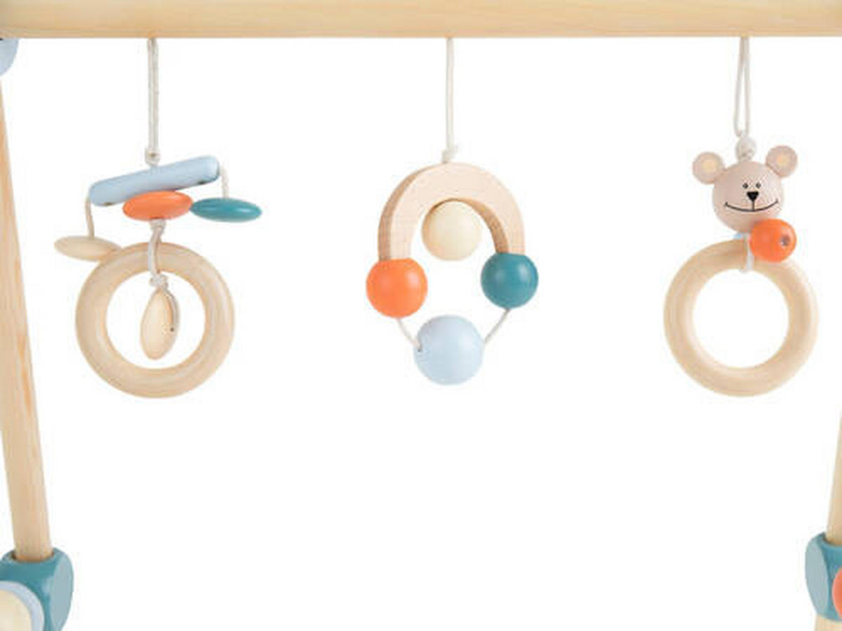 SPIELBOGEN - Blau/Petrol, Trend, Holz (54/48/54cm)