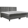 BOXSPRINGBETT 240/200 cm  in Grau  - Wengefarben/Grau, Trend, Holz/Textil (240/200cm) - Esposa