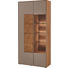 VITRINE in vollmassiv Kerneiche Eichefarben, Fango - Fango/Eichefarben, Natur, Glas/Holz (88,5/196/39cm) - Valnatura VITRINE in vollmassiv Kerneiche Eichefarben, Fango - Fango/Eichefarben, Natur, Glas/Holz (88,5/196/39cm) - Valnatura