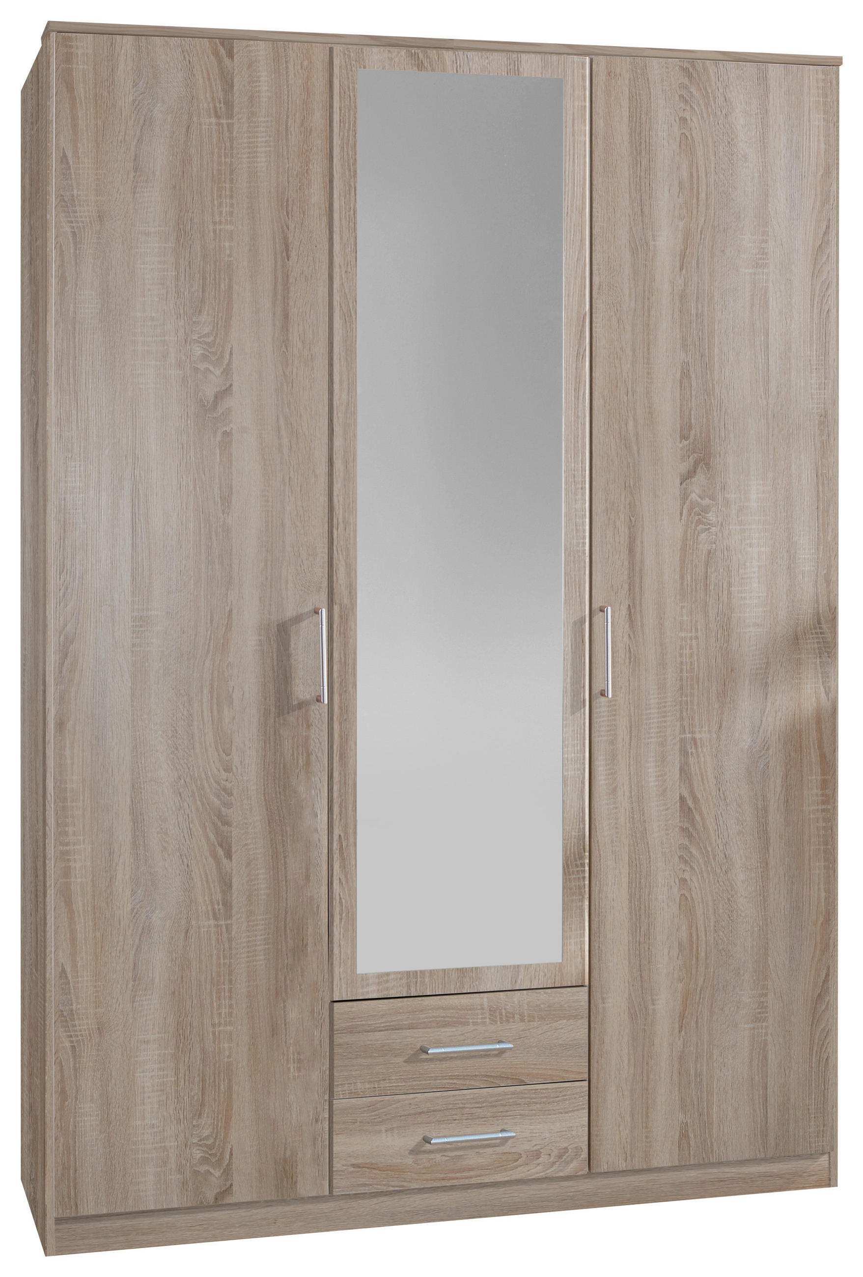 Dulap Cu Uși Rotative, 135/199,5/58 cm, culoare lemn stejar