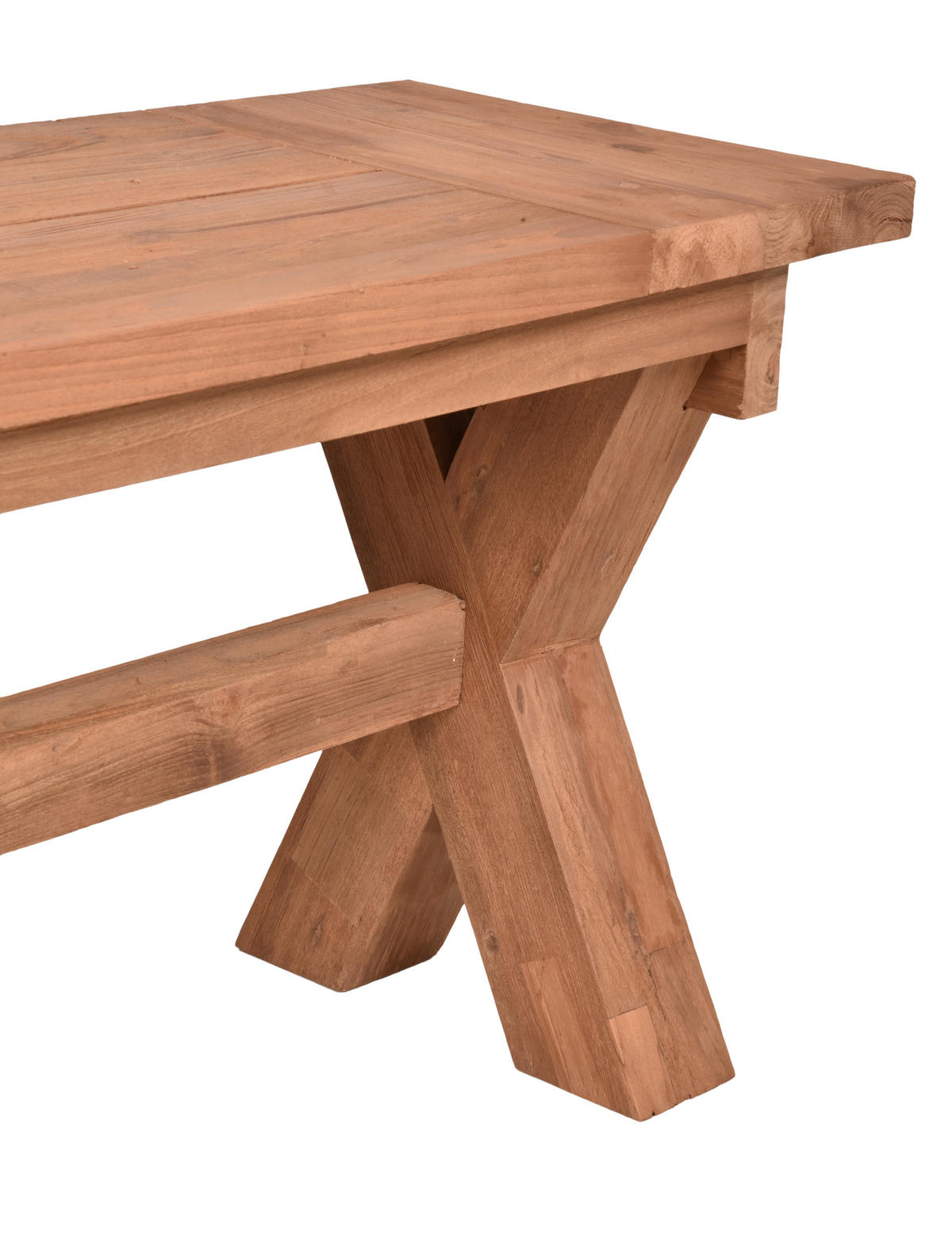 GARTENBANK 35/48/200 cm  in Braun  - Braun, Basics, Holz (35/48/200cm) - Gardenson