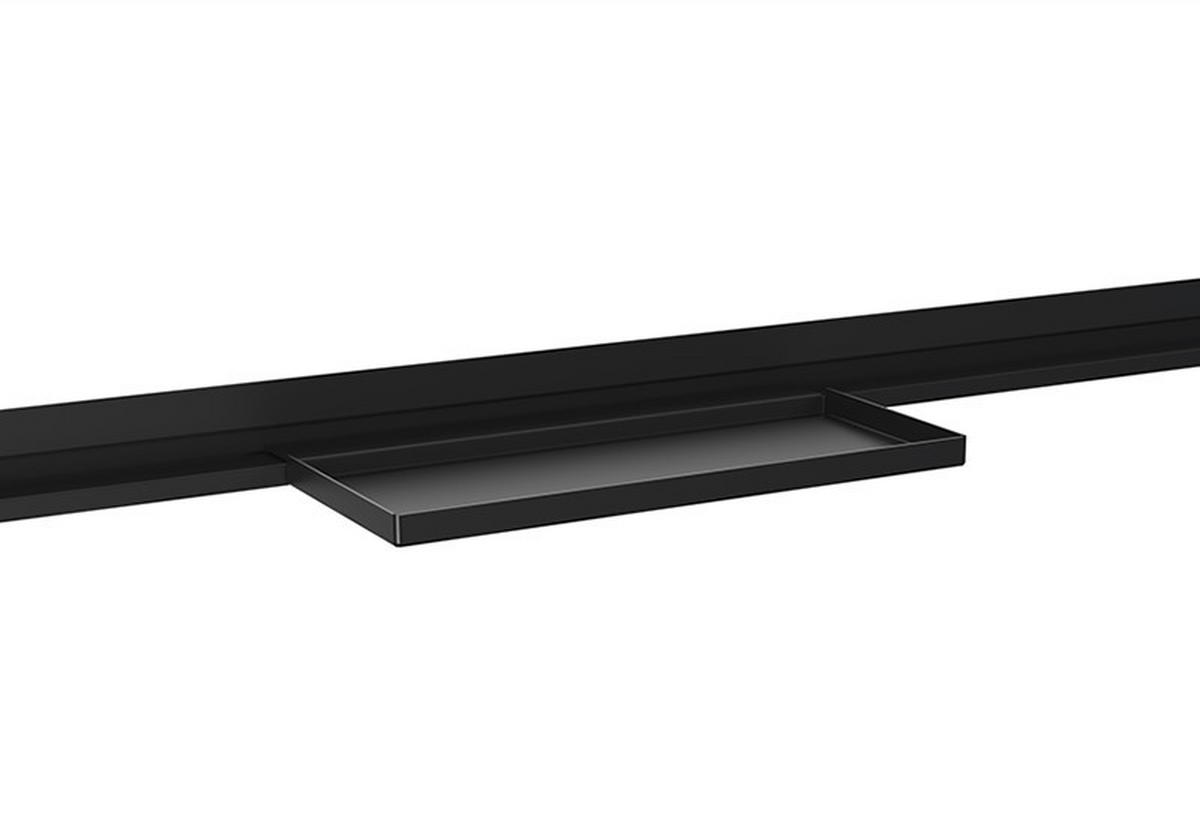 ABLAGE - Schwarz, Basics, Metall (30,5/1,5/13cm) - HKT