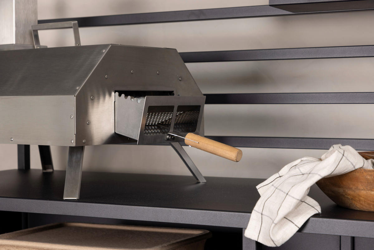 PIZZAUGN - silver, Klassisk, metall (76,4/68,1/40cm) - Gardenson